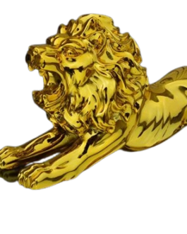 Get Golden Lion Car Dashboard Decoration |